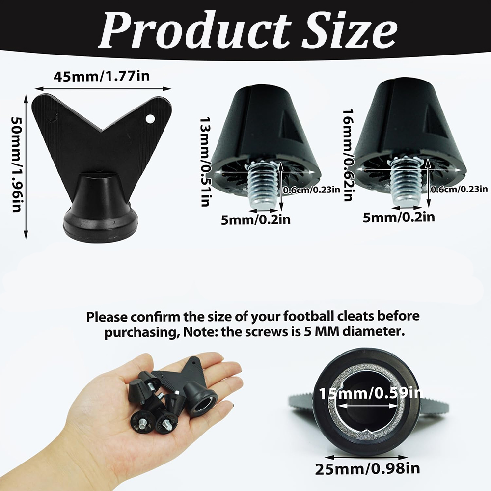 4/12PCS Football Boot Studs Re - Sneaker Care Set 评论和价格