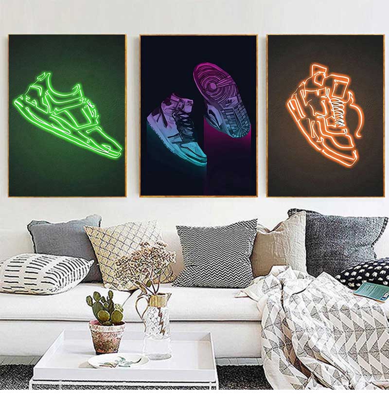 Fashion Graffiti Sneakers Wall - Waterproof Spray Shoe 评论和价格