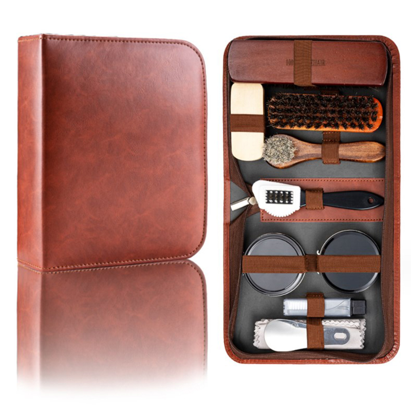HorseHair Shoe Brush Set Leath - Sneaker Cleaning Kit 评论和价格