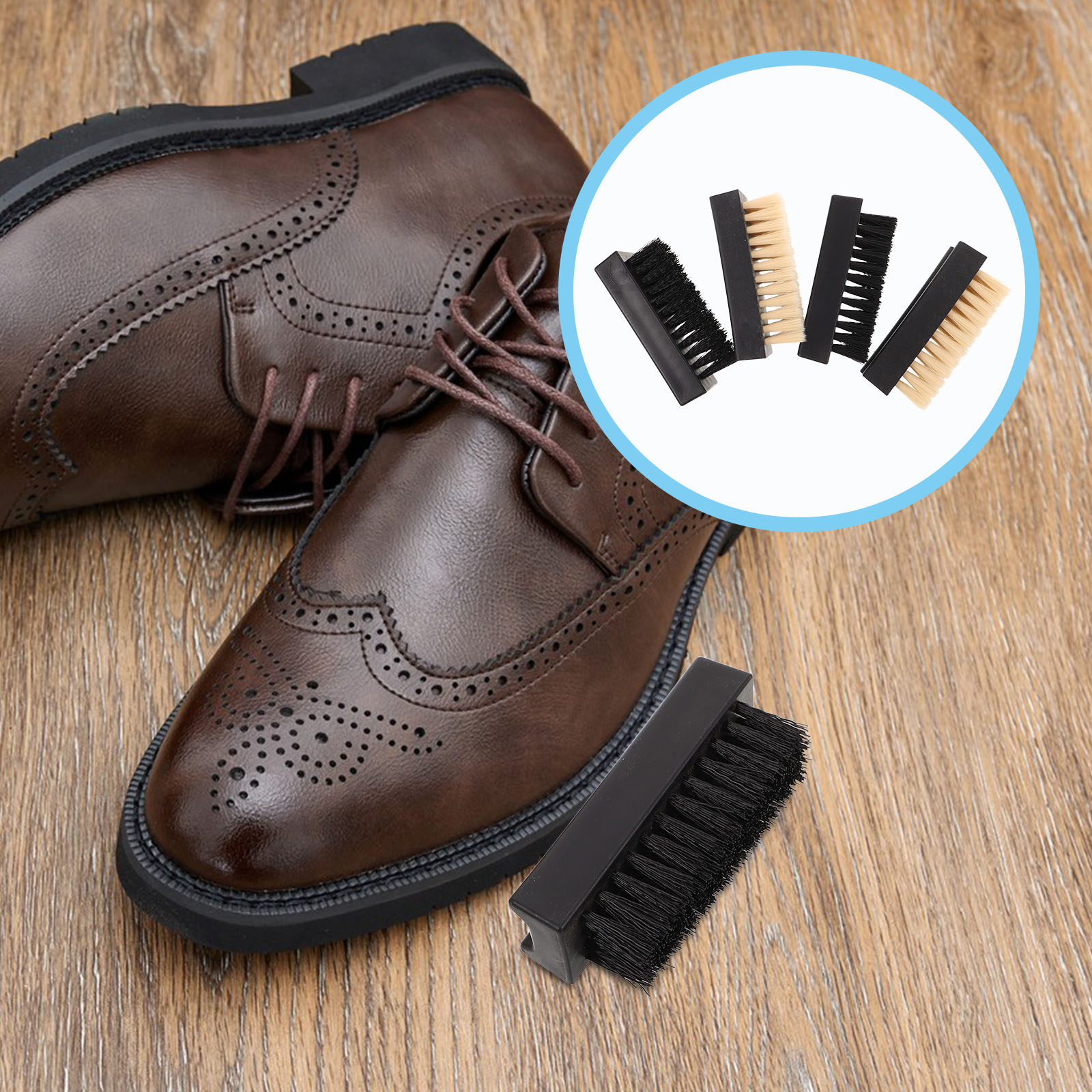 4Pcs Multifunction Shoe Brush  - Sneaker Care Set 评论和价格