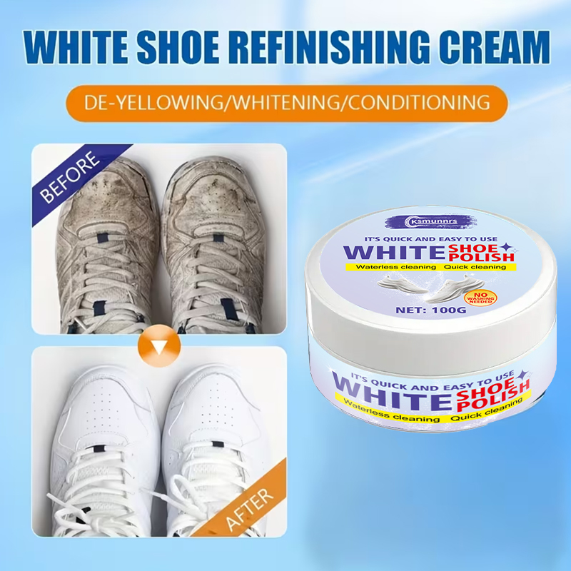 White Shoe Care Cream, Polishi - Sneaker Care Whitener 评论和价格