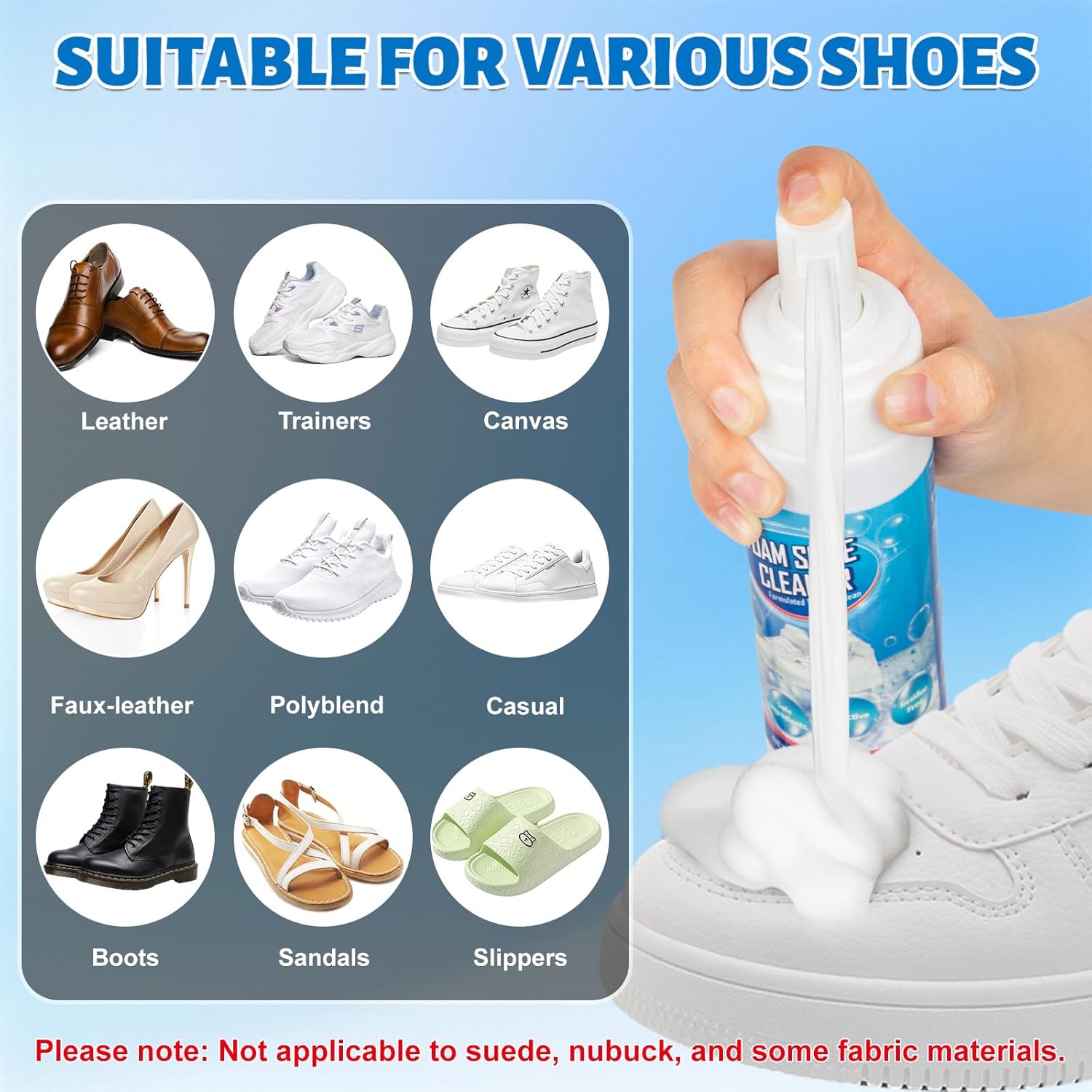 Shoe Cleaner Foam for Removing - Sneaker Cleaning Kit 评论和价格