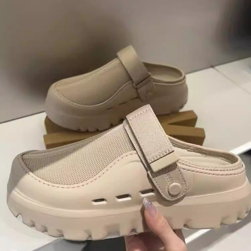 Women Mesh Slippers Flats Mule - Sneaker Care Set 评论和价格